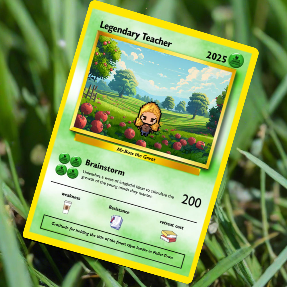 Bauen Sie Ihre eigene - Lehrerkarte auf