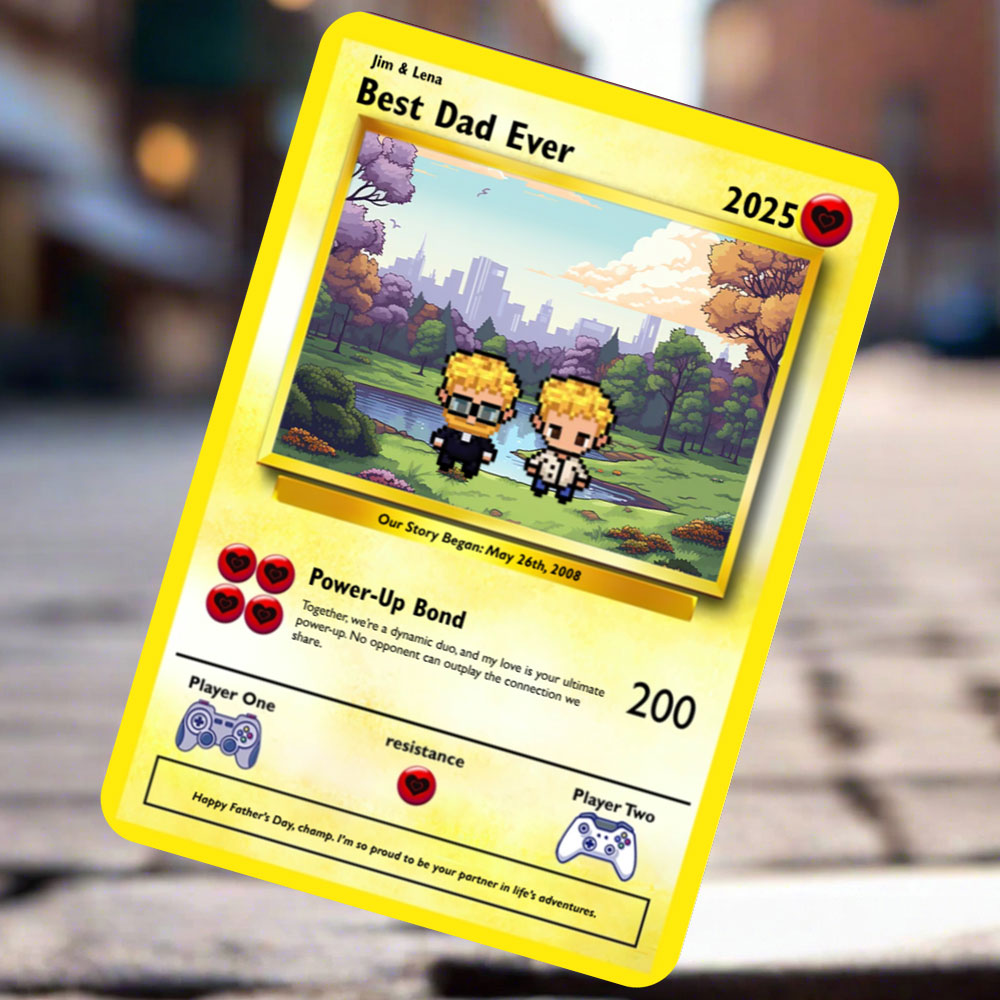 Vater-zu-Sohn-Karte – bauen Sie Ihre eigene