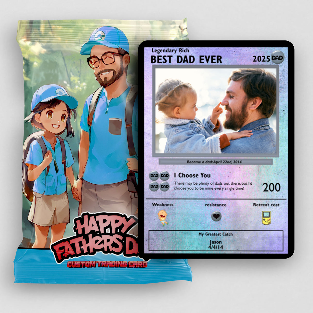 Papa Card - Bauen Sie Ihr eigenes Foto