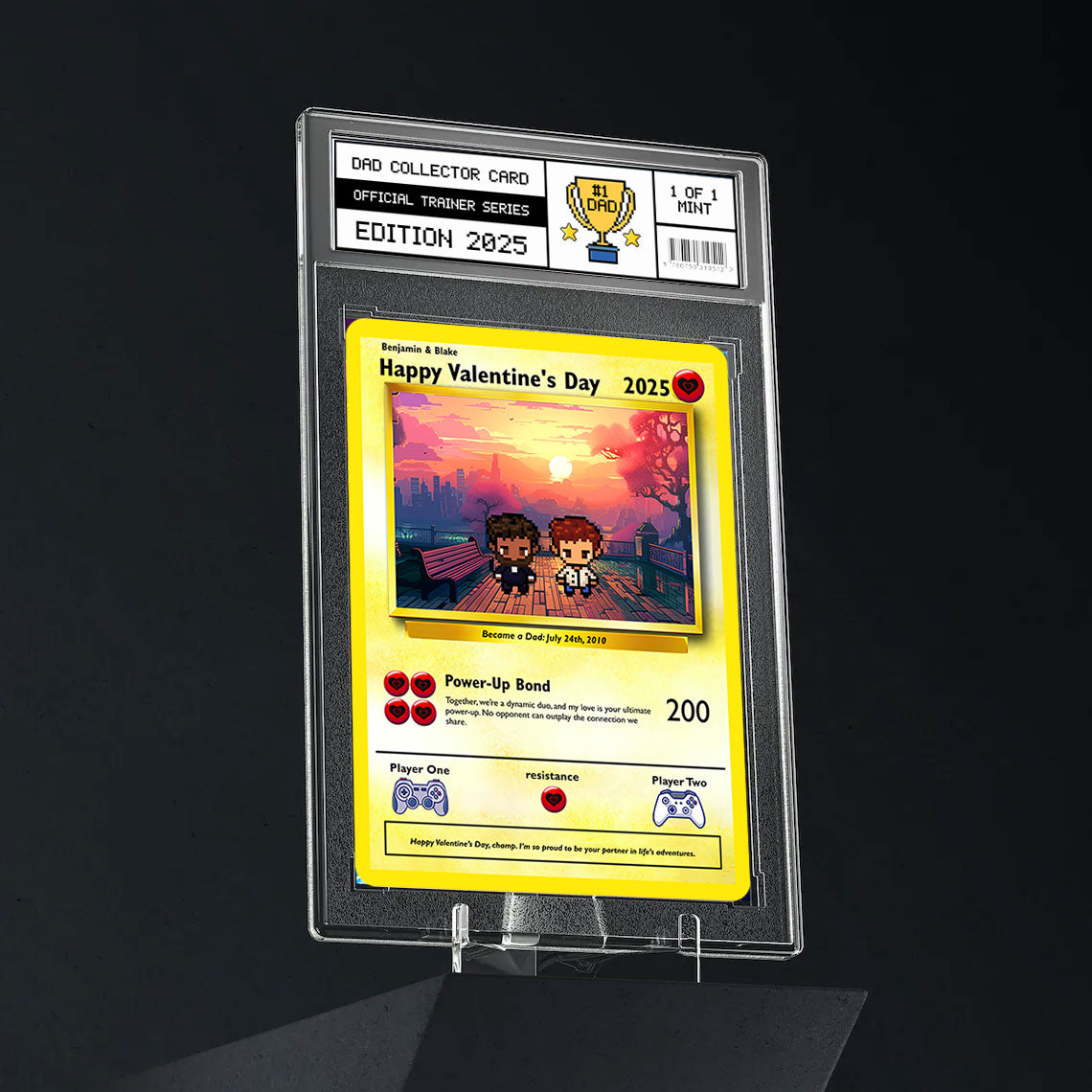 Vater-zu-Sohn-Karte – bauen Sie Ihre eigene