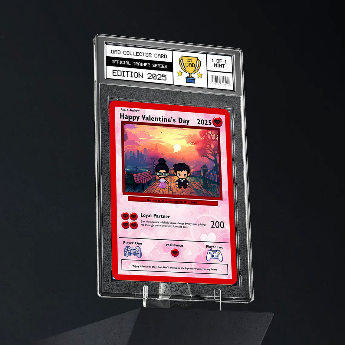 Daughter to Dad Card - Build Your Own