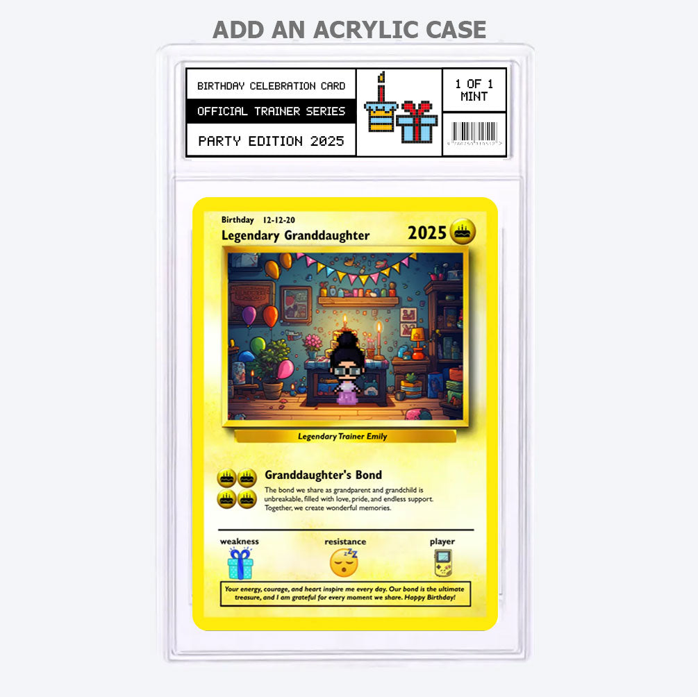 Granddaughter Birthday Card - Build Your Own