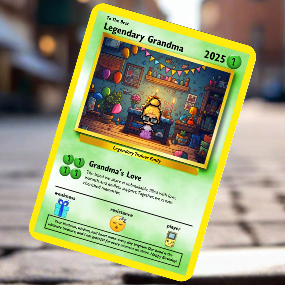 Bauen Sie Ihre eigene - Oma -Karte