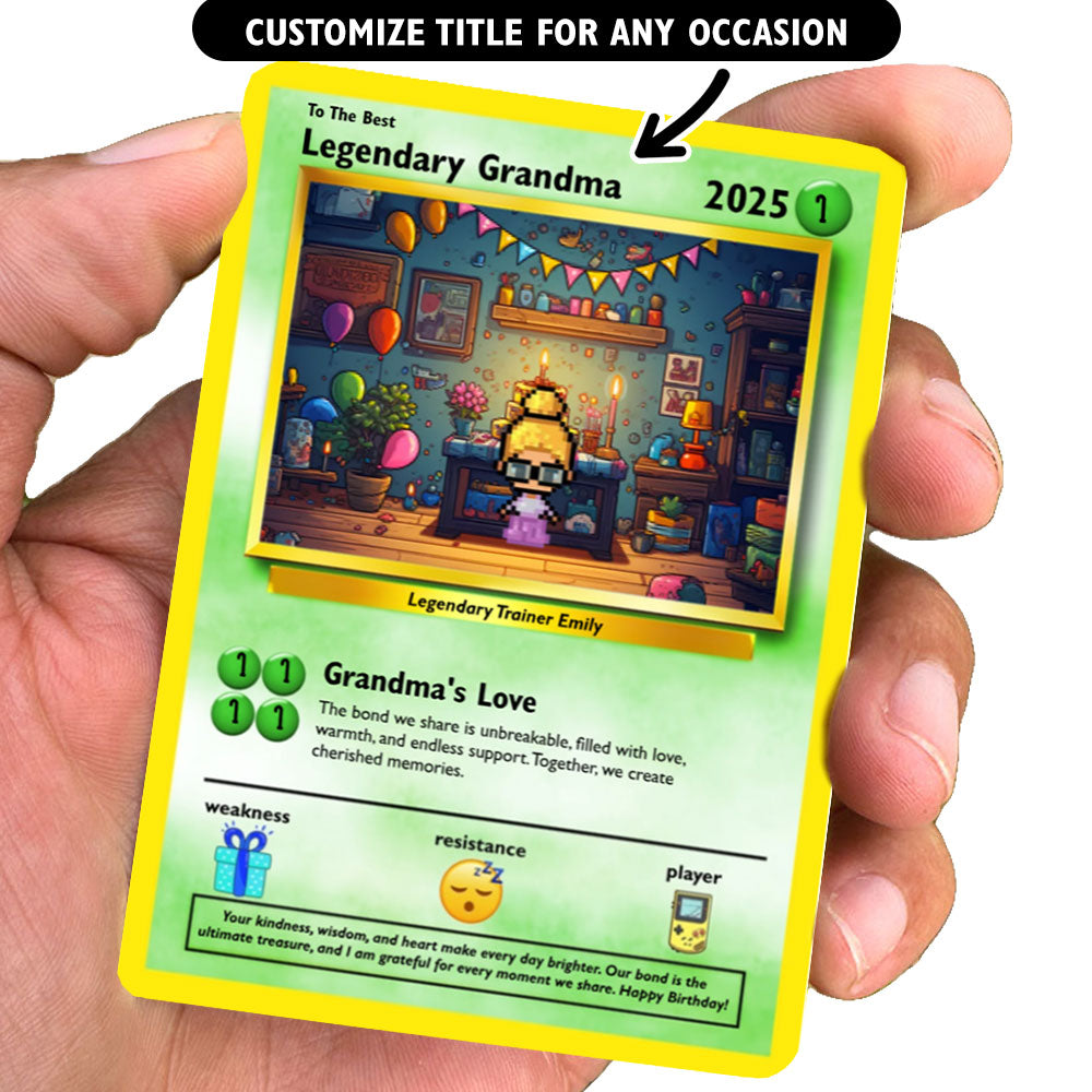 Bauen Sie Ihre eigene - Oma -Karte