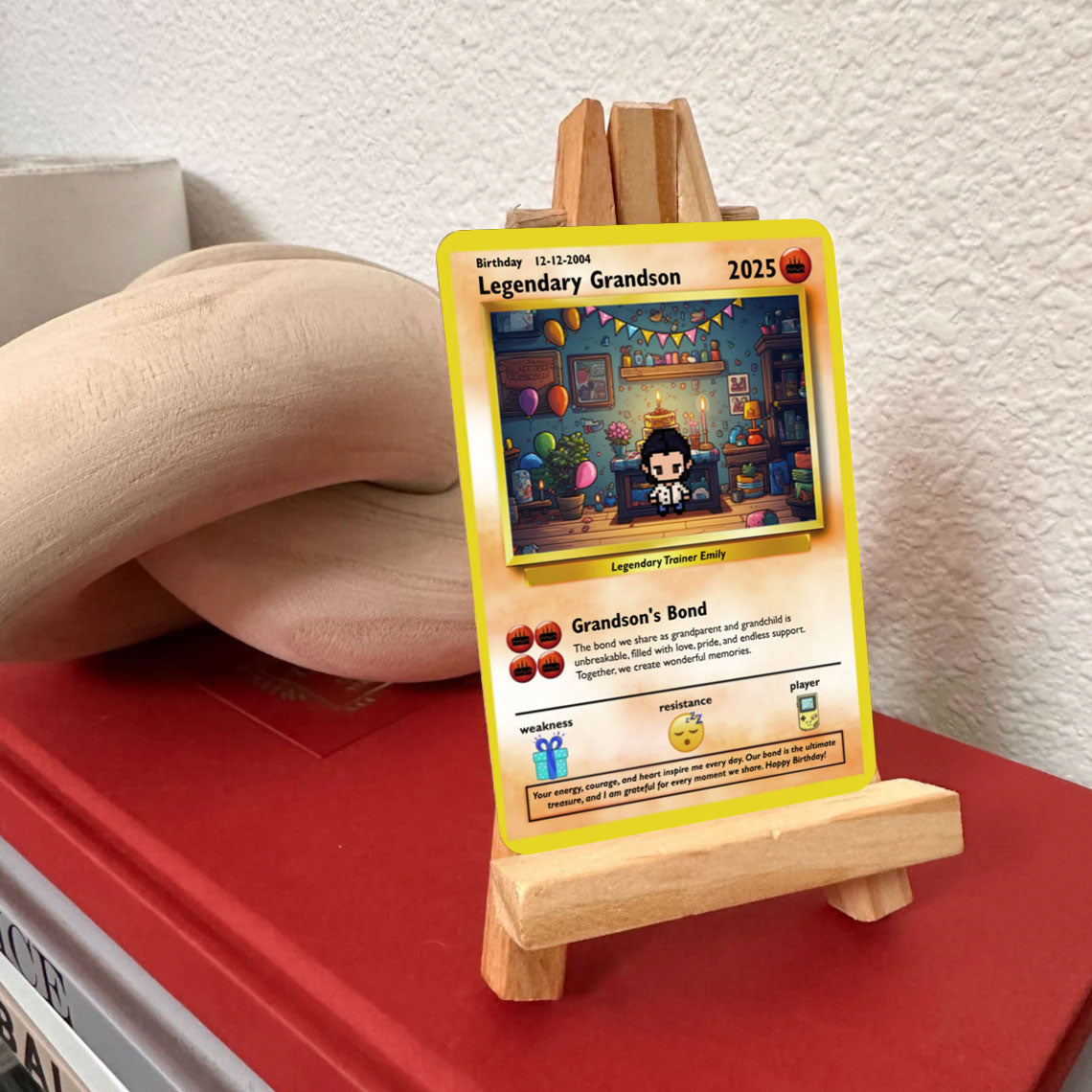 Grandson Birthday Card - Build Your Own