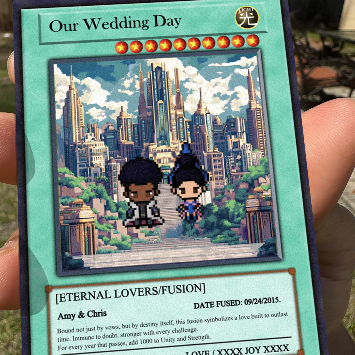 Yu-gi Love Wedding Card - Build Your Own