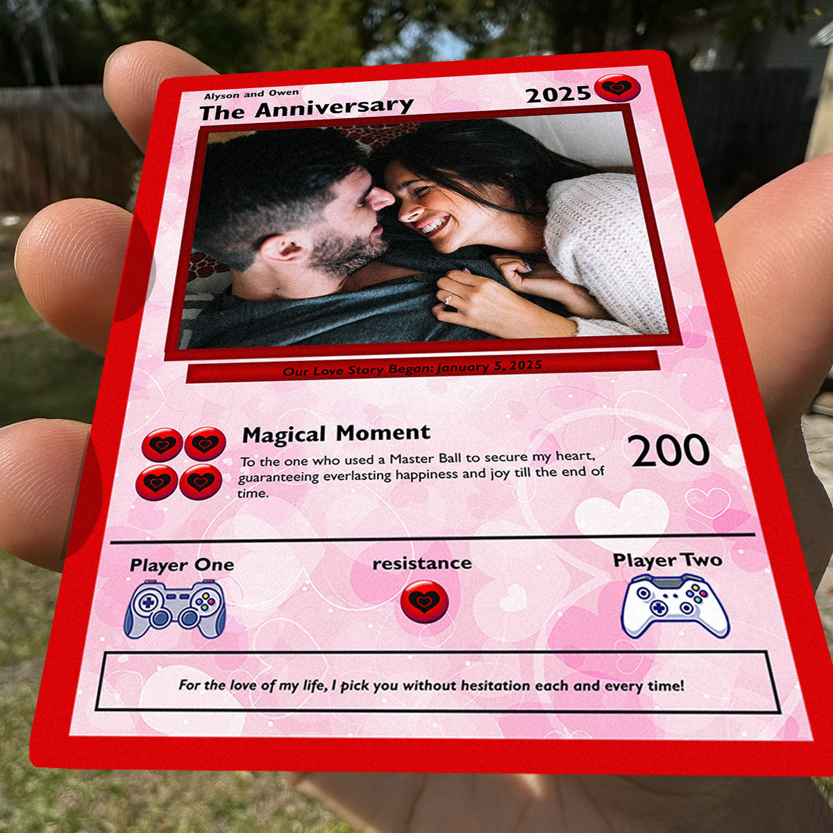 Bauen Sie Ihre eigenen - Paare/Jubiläumskarte