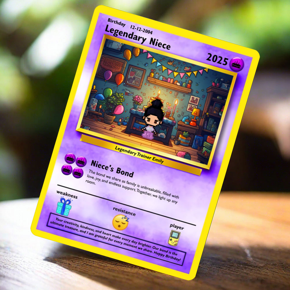 Niece Birthday Card - Build Your Own