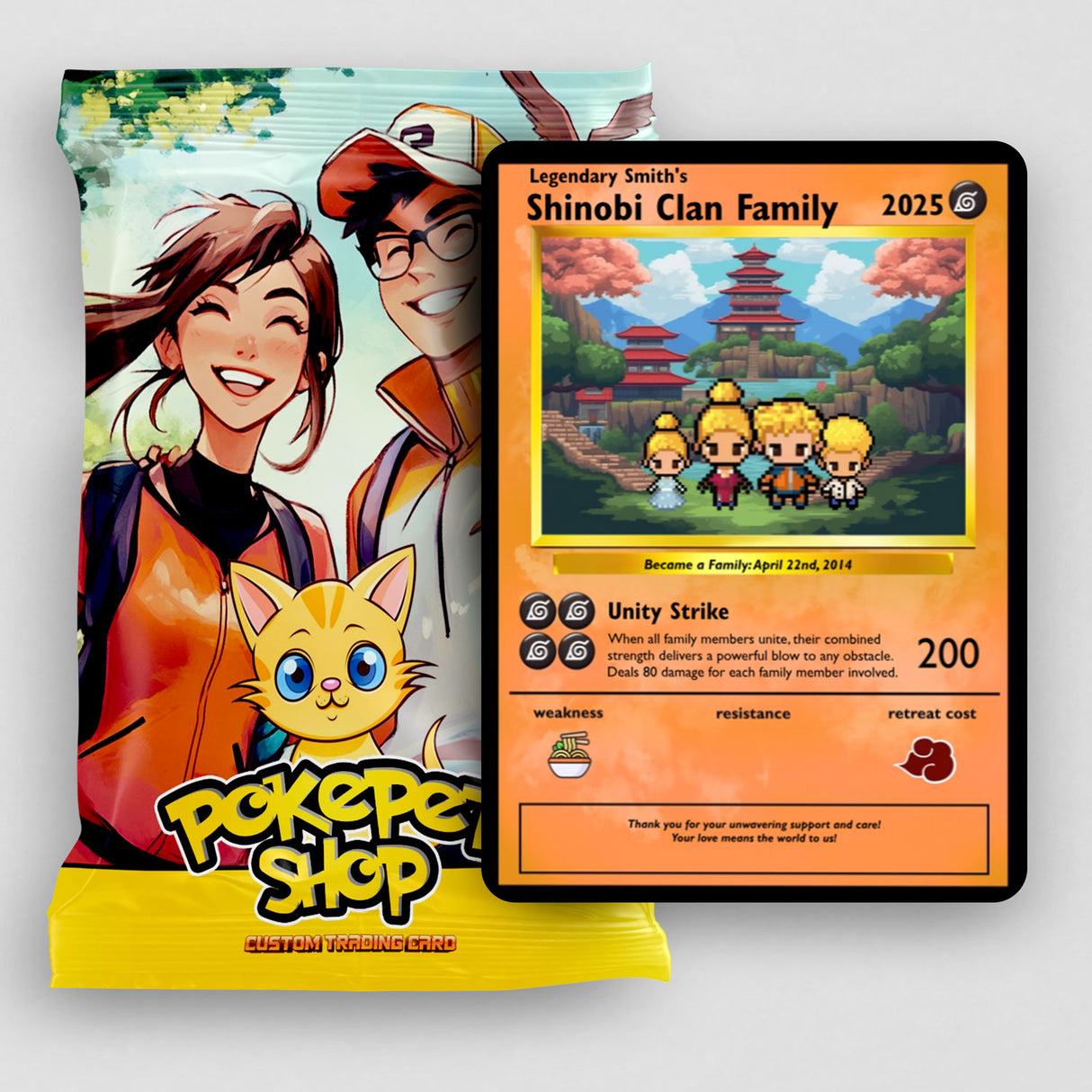 Bauen Sie Ihre eigene - Shinobi Clan Family Card