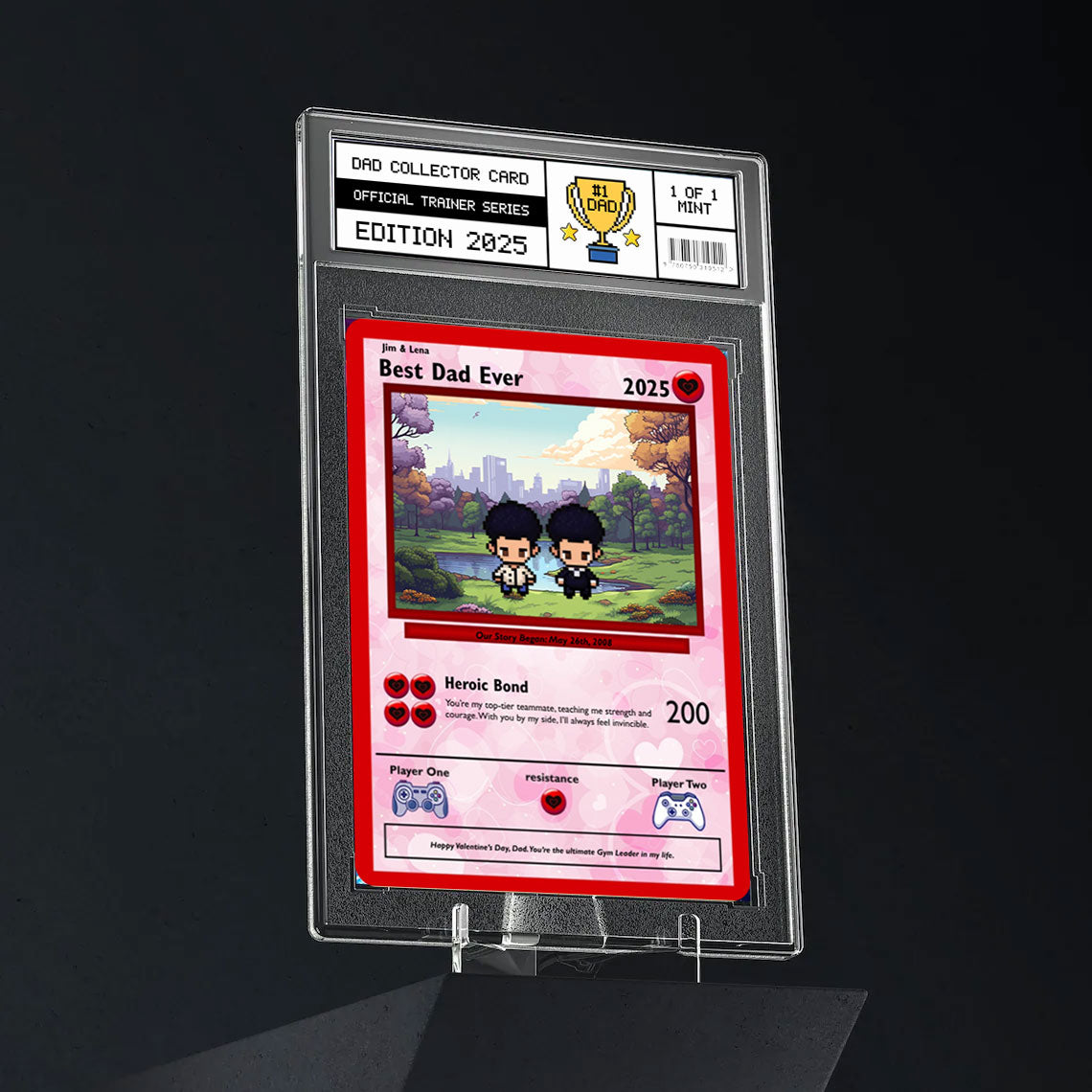 Karte vom Sohn zum Vater – bauen Sie Ihre eigene