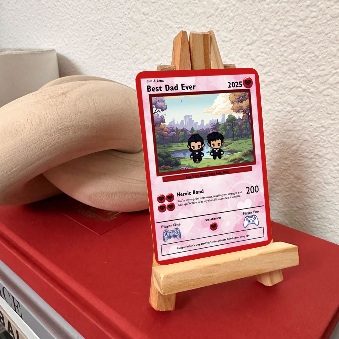 Karte vom Sohn zum Vater – bauen Sie Ihre eigene