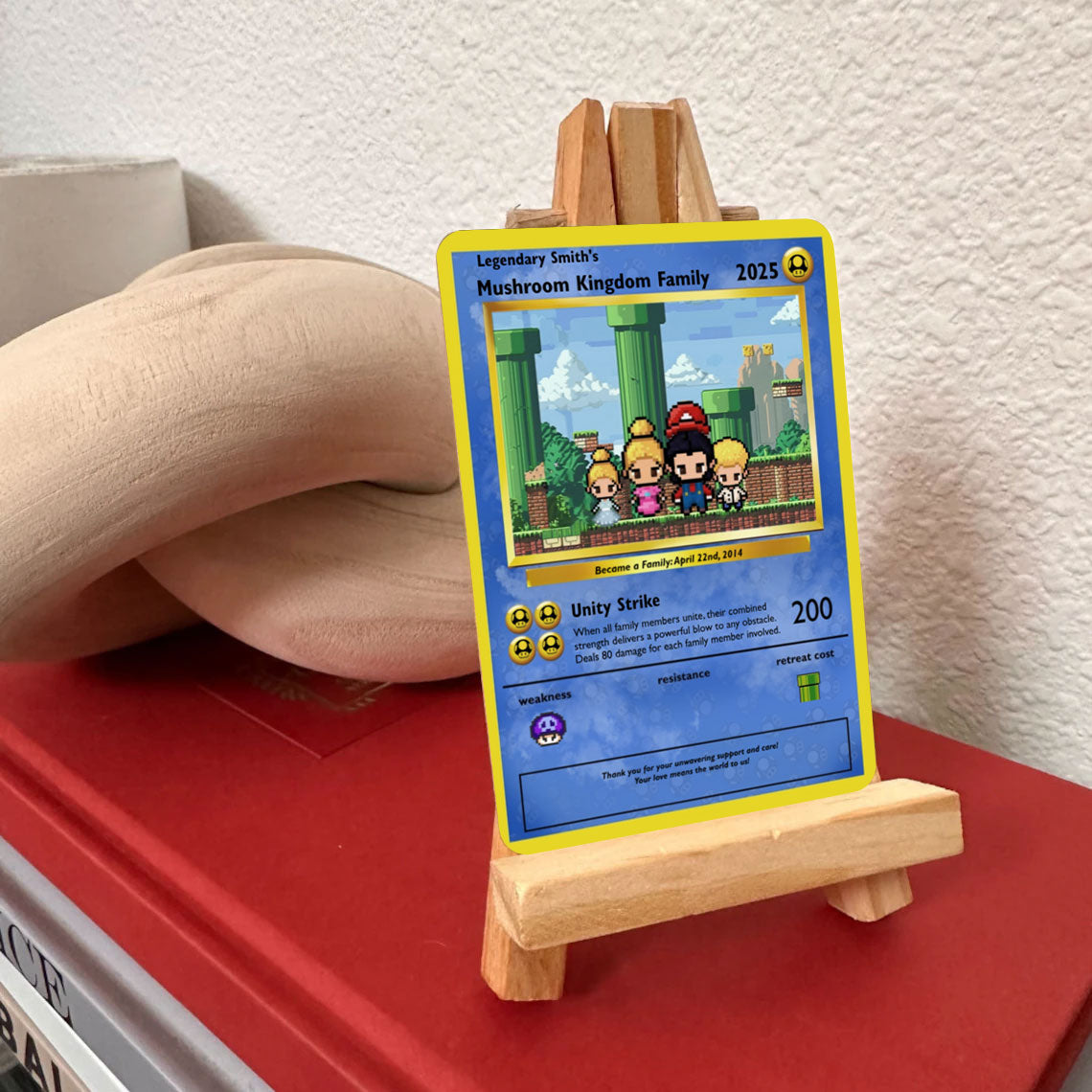 Bauen Sie Ihre eigene - Mushroom Kingdom Family Card