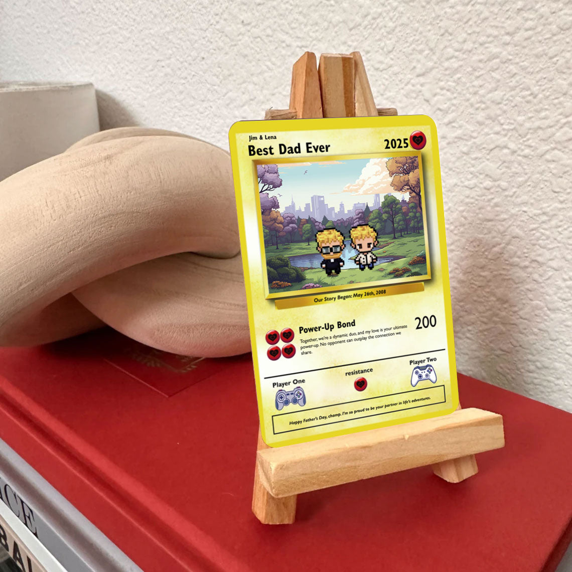 Vater-zu-Sohn-Karte – bauen Sie Ihre eigene