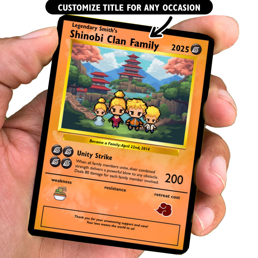 Bauen Sie Ihre eigene - Shinobi Clan Family Card