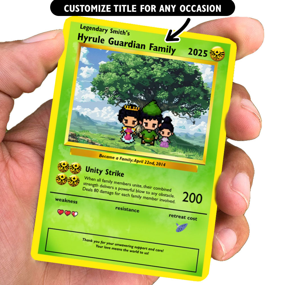 Bauen Sie Ihre eigene - Hyrule Guardian Family Card