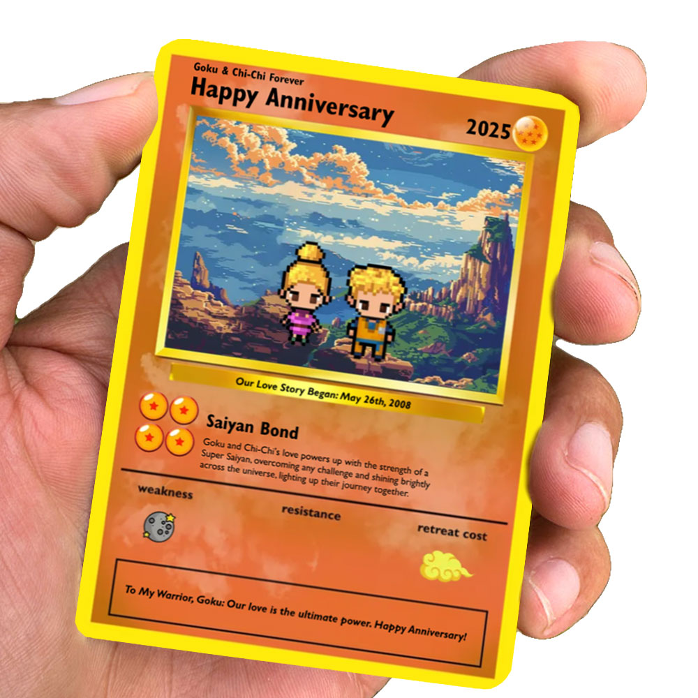 Bauen Sie Ihre eigenen - Super Saiyajin Love Card