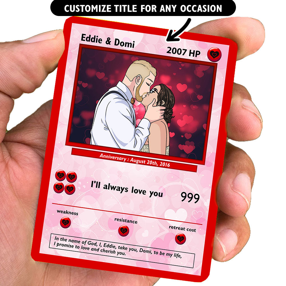 Limited Edition Hand gezeichnete V-Day-Karte