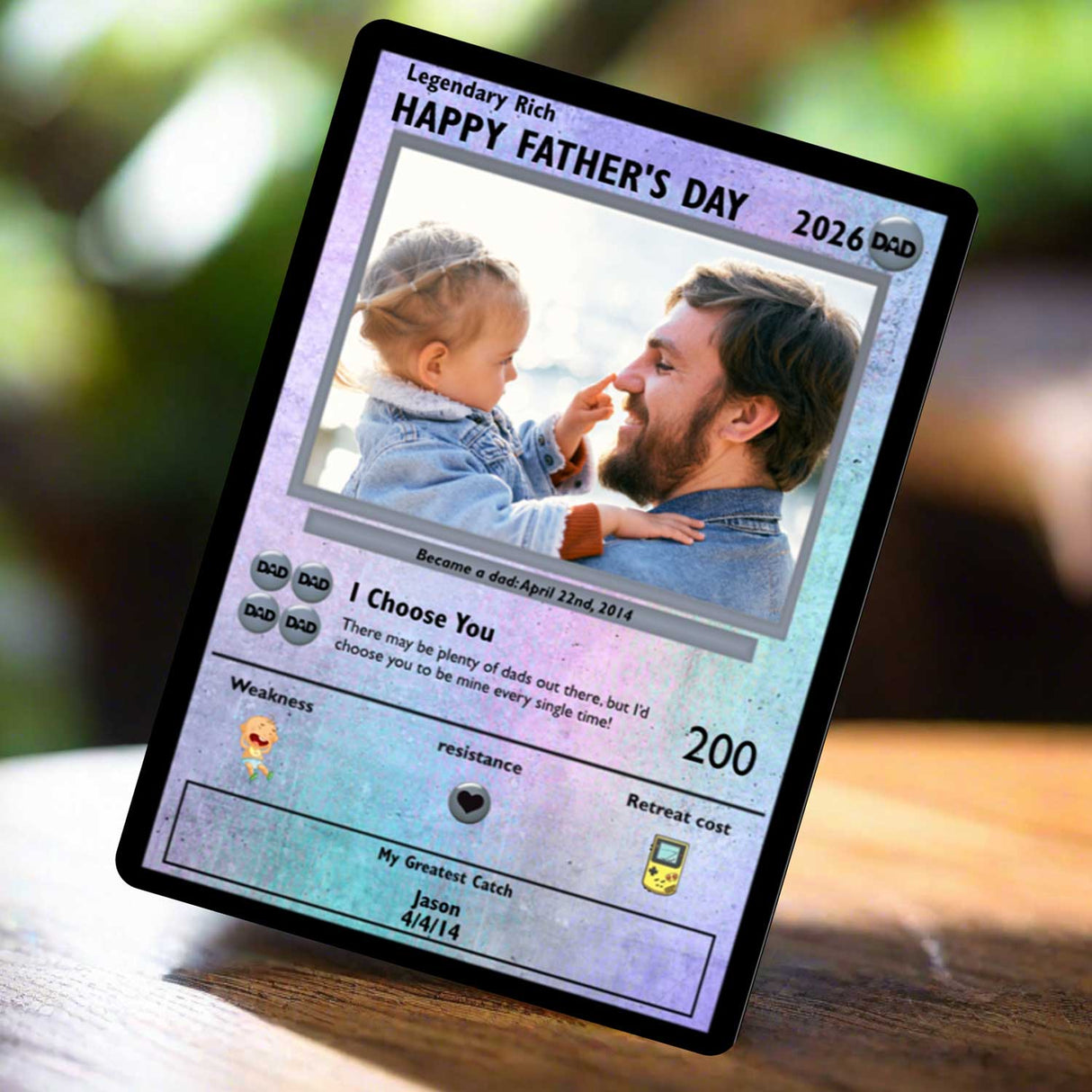 Dad Card - Build Your Own Photo