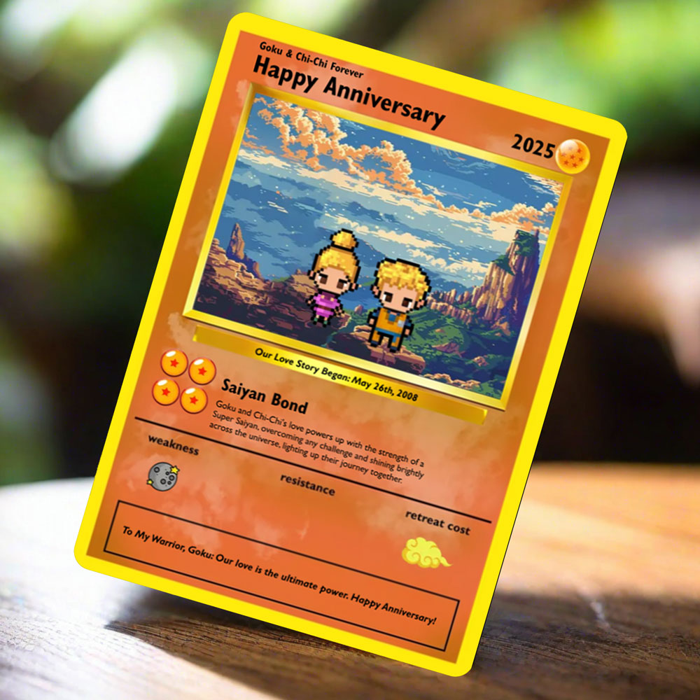 Bauen Sie Ihre eigenen - Super Saiyajin Love Card