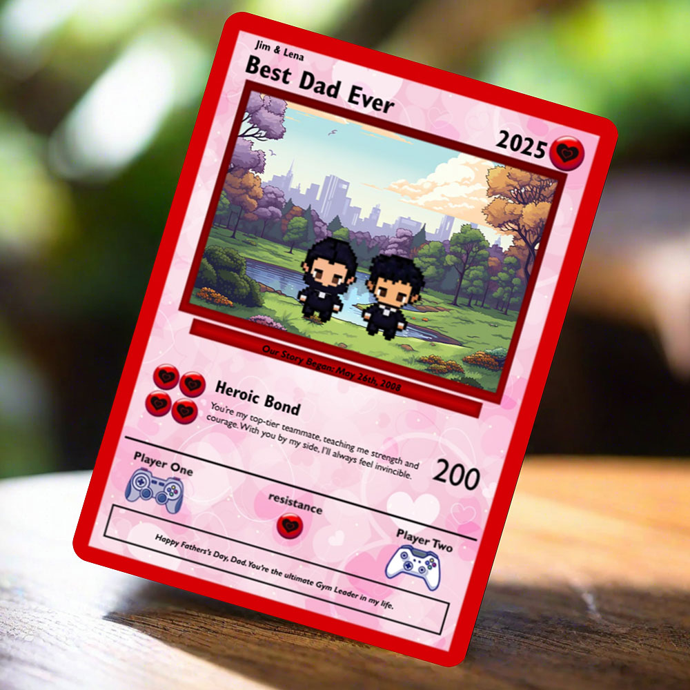 Karte vom Sohn zum Vater – bauen Sie Ihre eigene