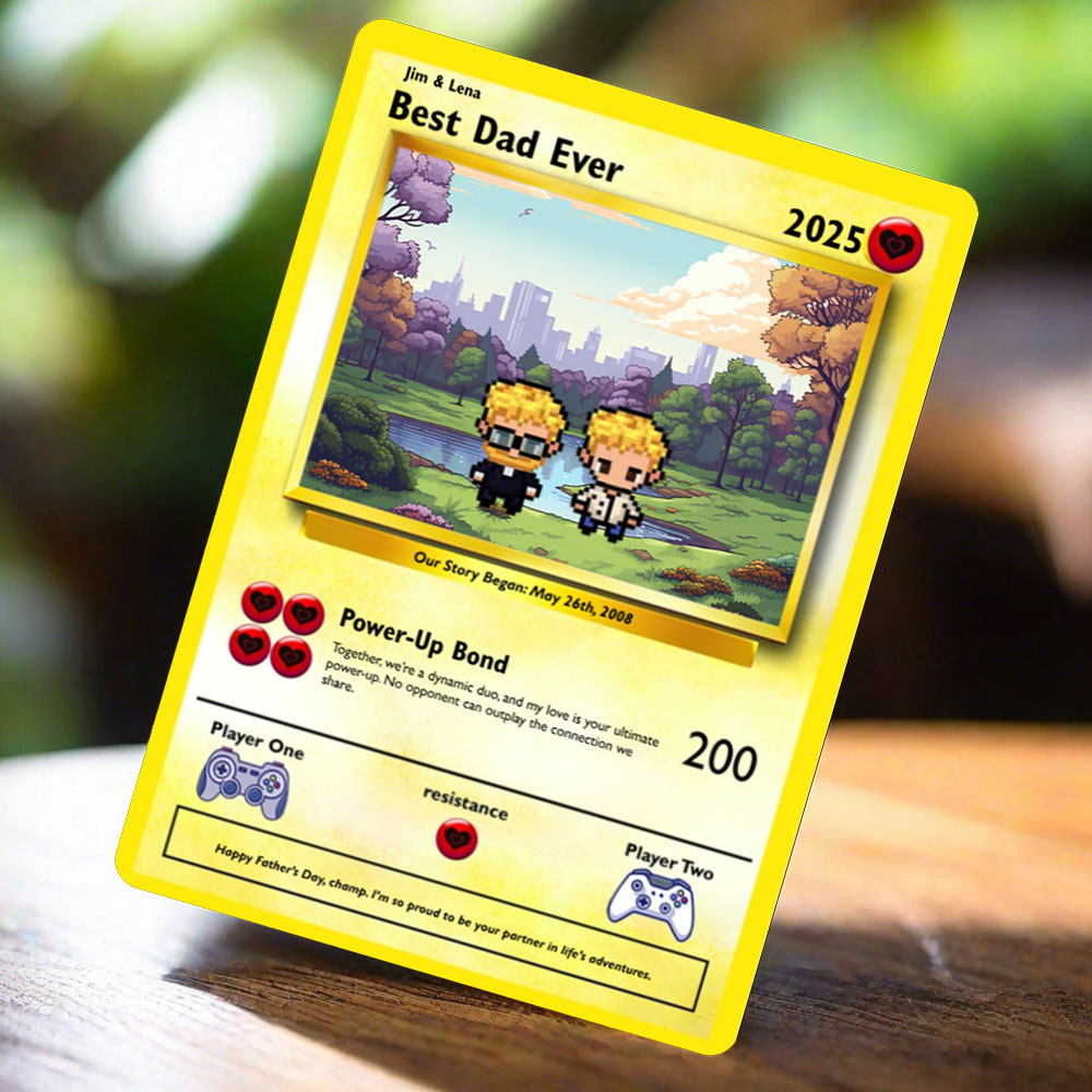 Vater-zu-Sohn-Karte – bauen Sie Ihre eigene