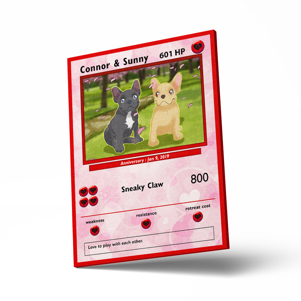 Limited Edition Hand gezeichnete V-Day-Karte