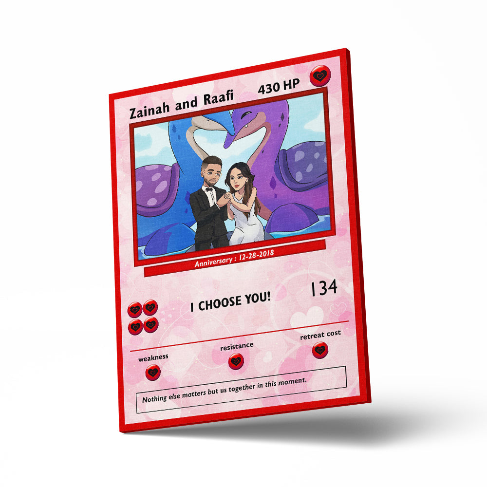 Limited Edition Hand gezeichnete V-Day-Karte