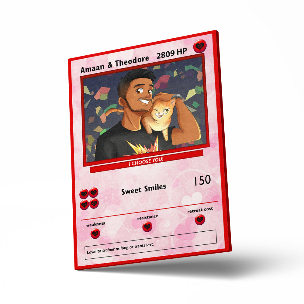 Limited Edition Hand gezeichnete V-Day-Karte