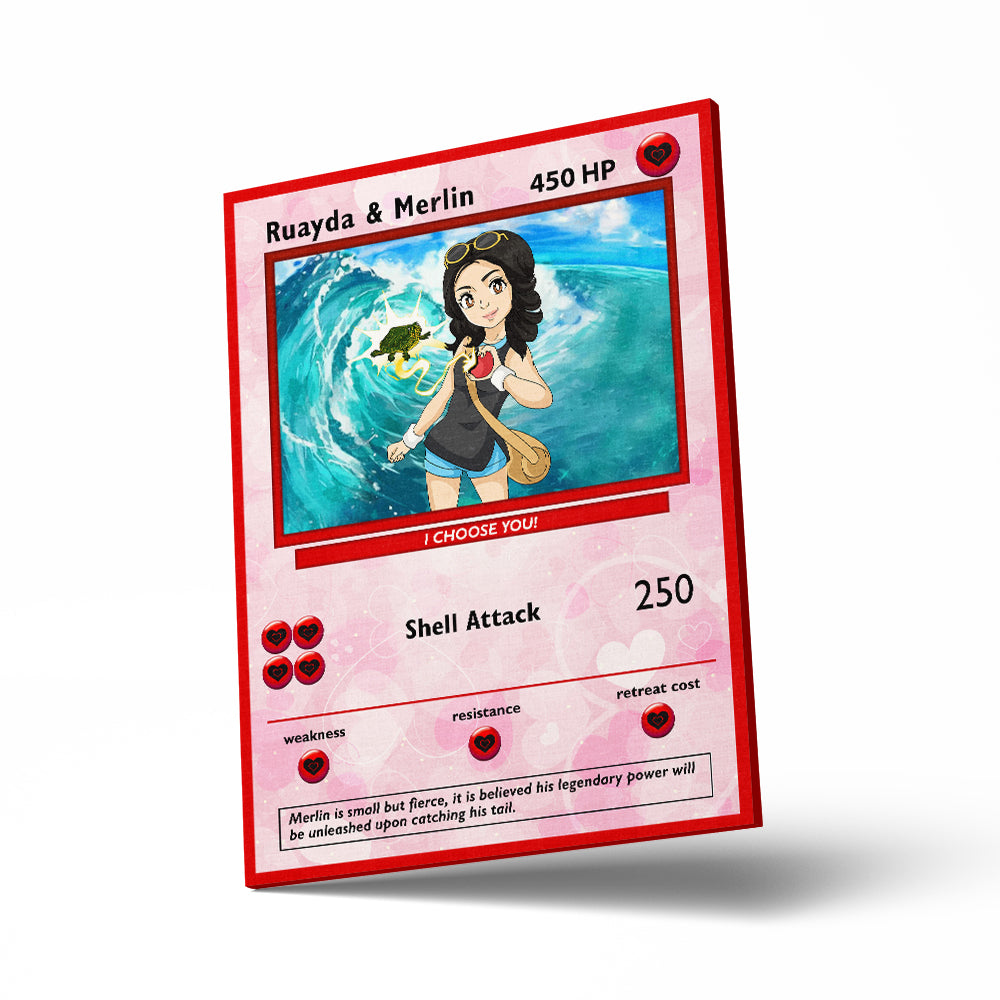 Limited Edition Hand gezeichnete V-Day-Karte