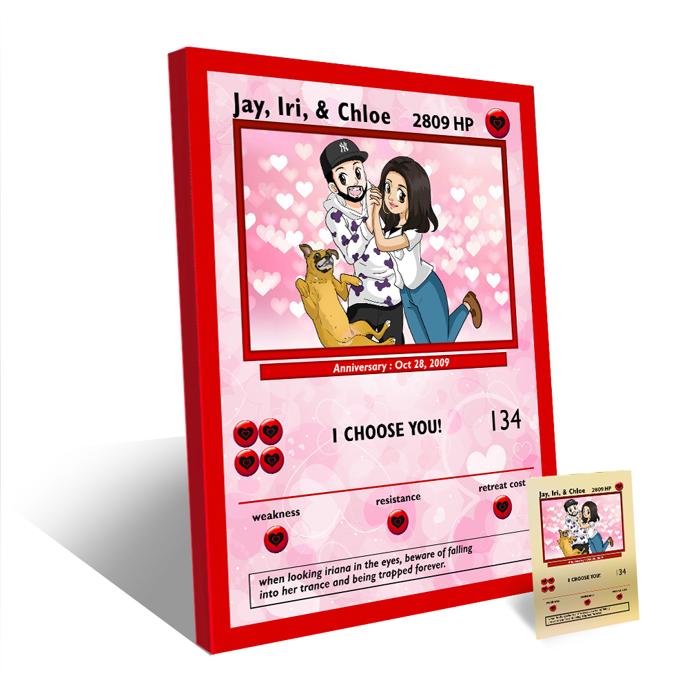 Limited Edition Hand gezeichnete V-Day-Karte