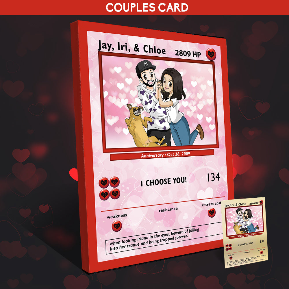 Limited Edition Hand gezeichnete V-Day-Karte