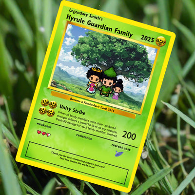 Hyrule Guardian Family Card - Build Your Own