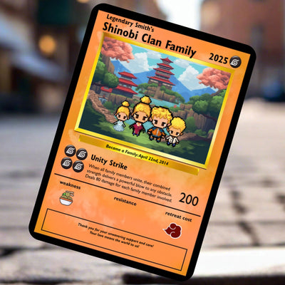 Shinobi Clan Family Card - Build Your Own