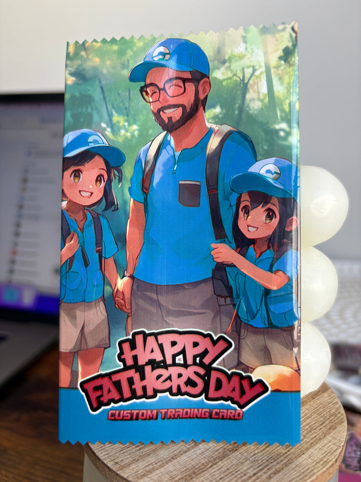 Poke Dad - Hand gezogene Kunst 1
