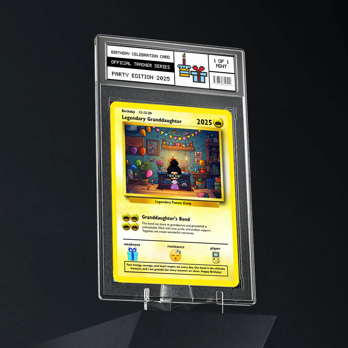 Granddaughter Birthday Card - Build Your Own -