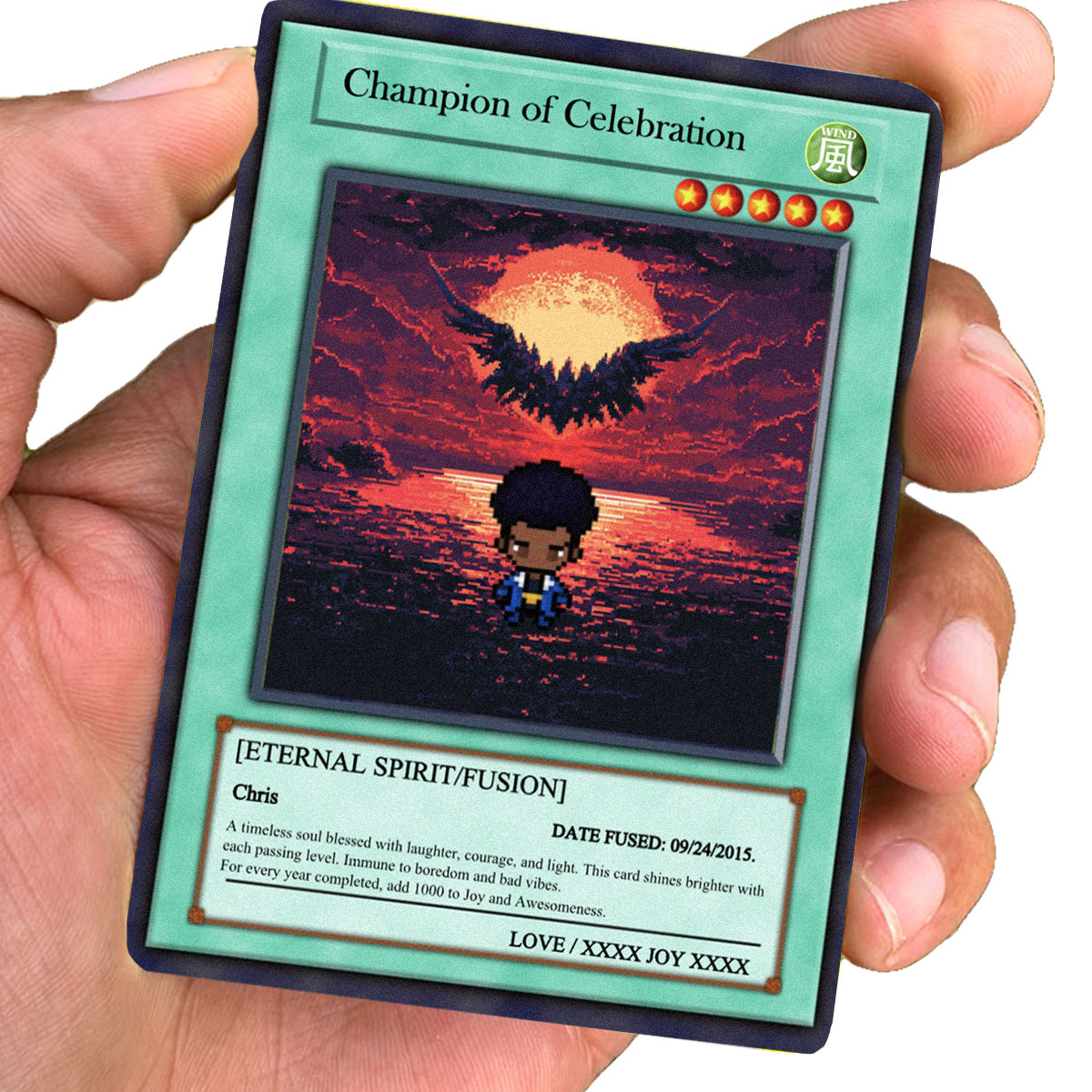 Yu-gi Love birthday Card  - Build Your Own