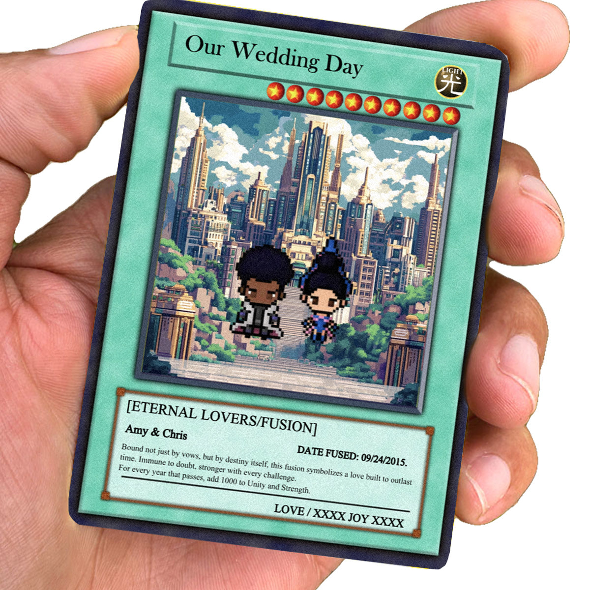 Yu-gi Love Wedding Card  - Build Your Own