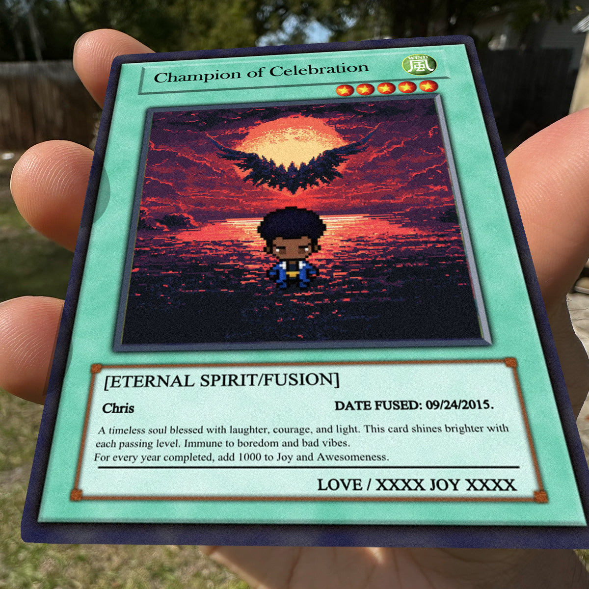 Yu-gi Love birthday Card  - Build Your Own