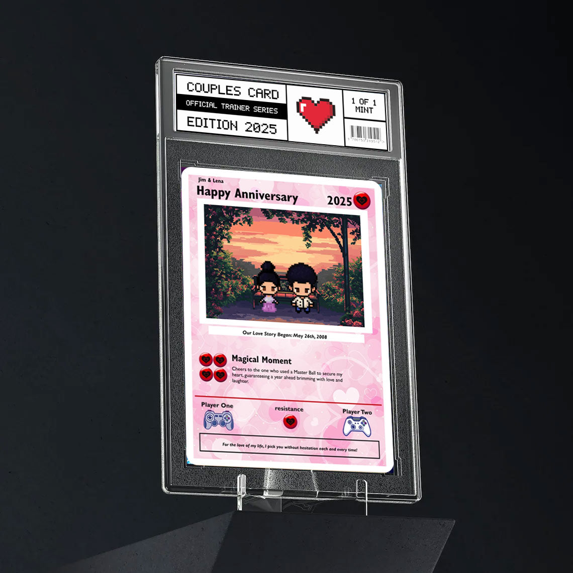 Rose Gold Vday Card Limited Edition - Build Your Own