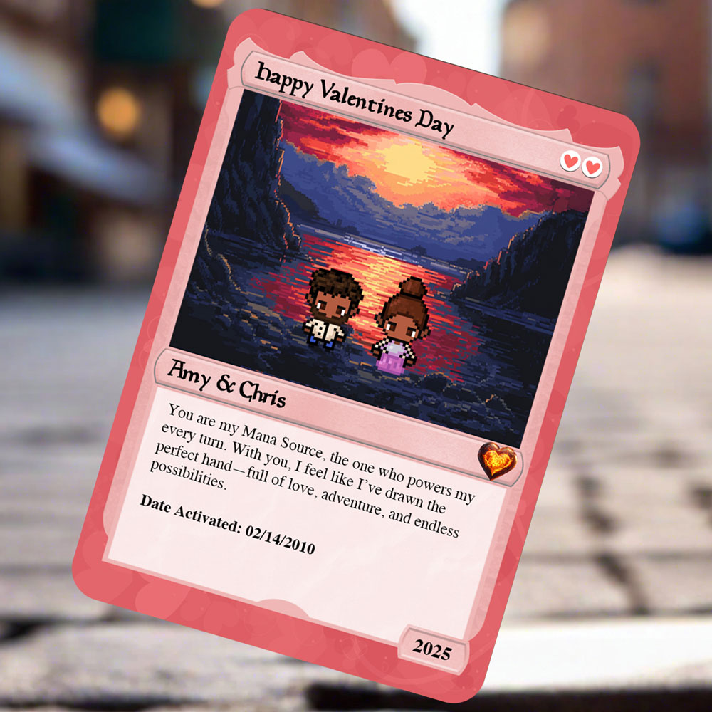 Love the Gathering Vday-Karte – Erstellen Sie Ihre eigene