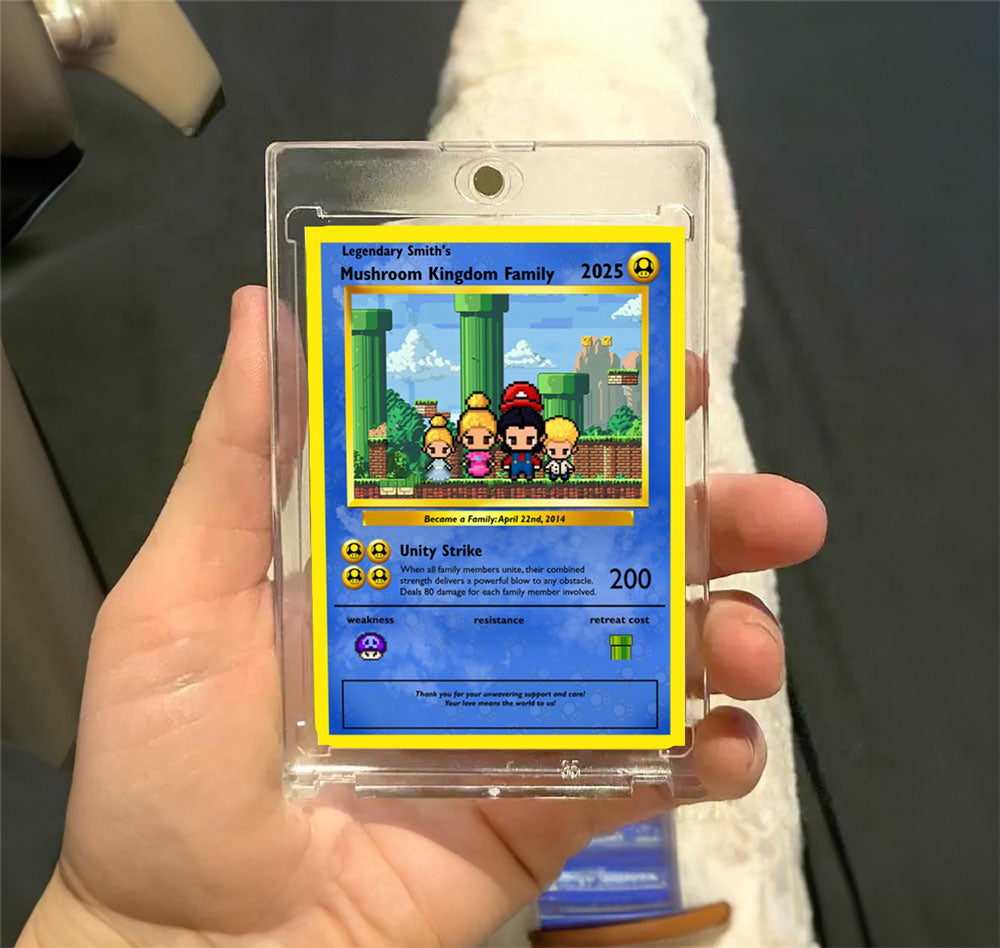 Bauen Sie Ihre eigene - Mushroom Kingdom Family Card