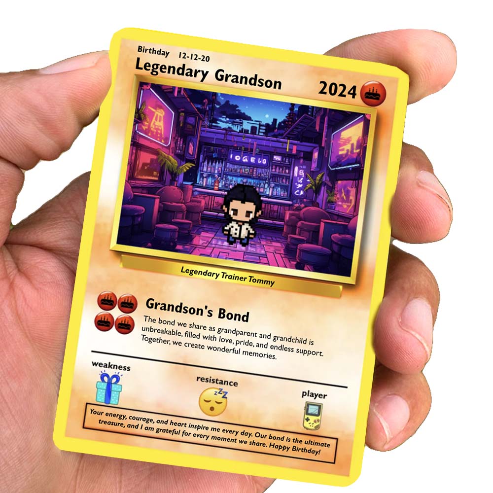 Grandson Birthday Card - Build Your Own