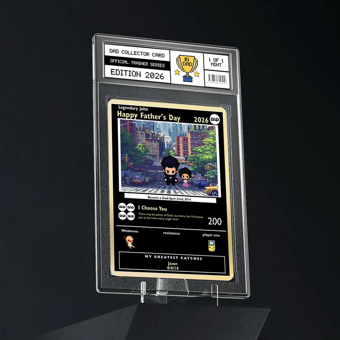 Bauen Sie die begrenzte Gold Edition Ihres eigenen Vatertags