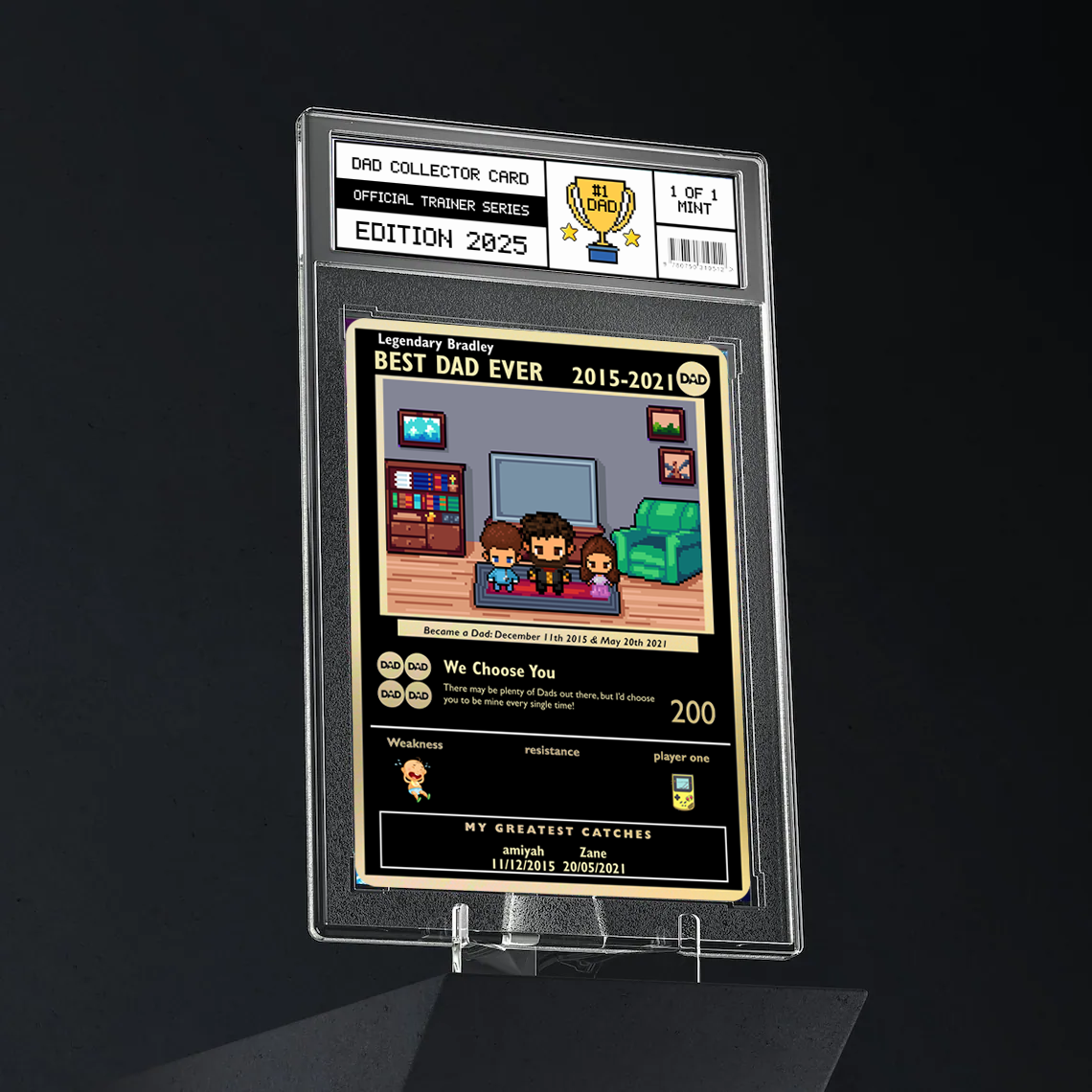 Bauen Sie die begrenzte Gold Edition Ihres eigenen Vatertags