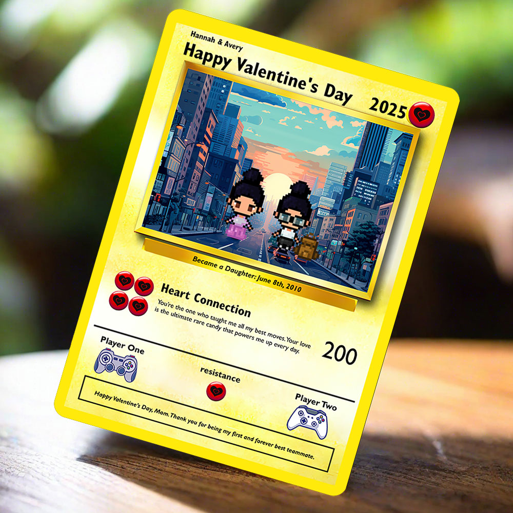 Karte „Tochter zur Mutter“ – bauen Sie Ihre eigene Karte