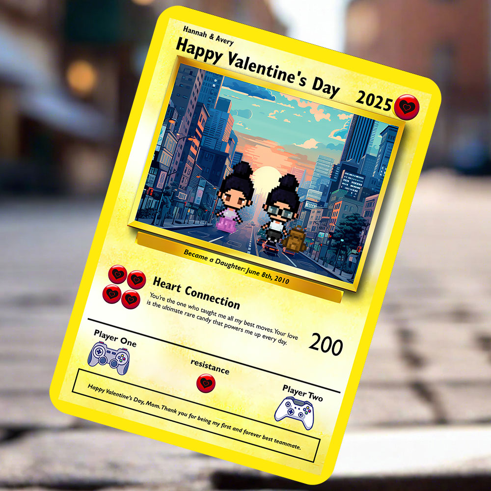 Karte „Tochter zur Mutter“ – bauen Sie Ihre eigene Karte