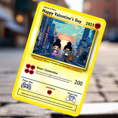 Karte „Tochter zur Mutter“ – bauen Sie Ihre eigene Karte