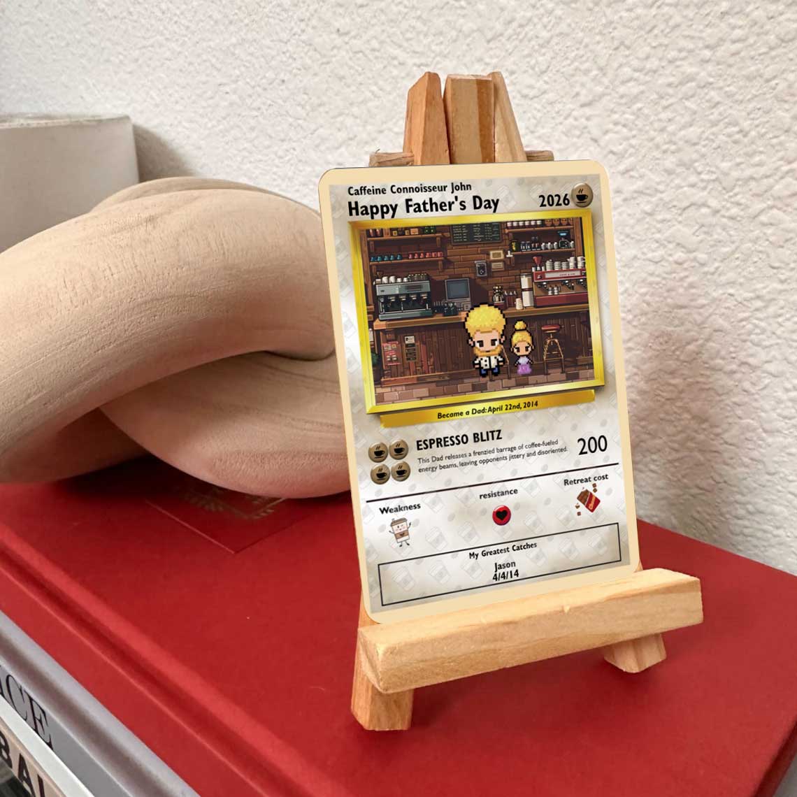 Bauen Sie den Kaffee Dad Dein eigener Vatertag