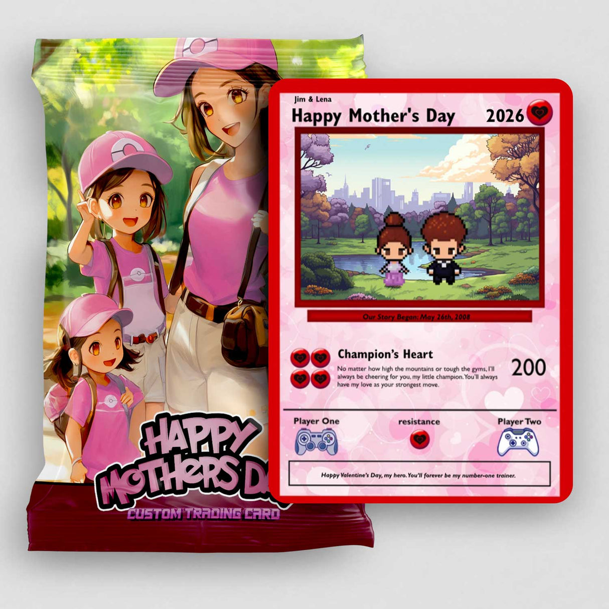 Mom to Son Card - Build Your Own