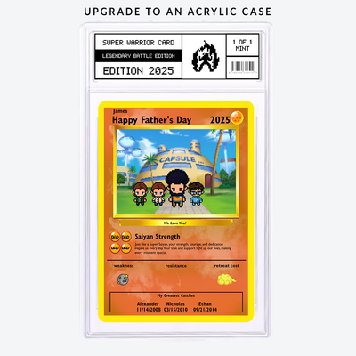 Super Saiyan Dad Card - Build Your Own